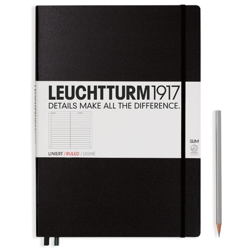 фото Блокнот Leuchtturm1917 334917 (черный) A4+, 60 листов