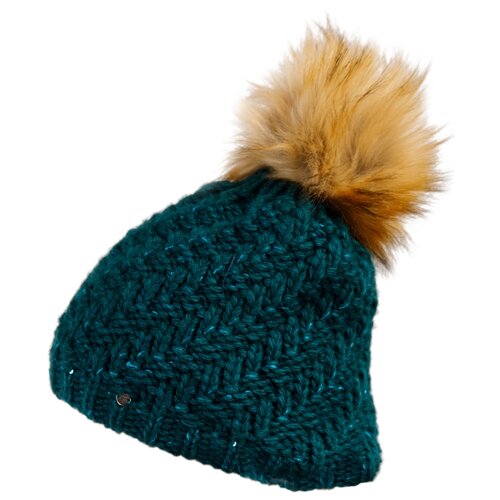 фото Шапка женская finn flare, цвет: темно-бирюзовый w19-12142_102, размер 56