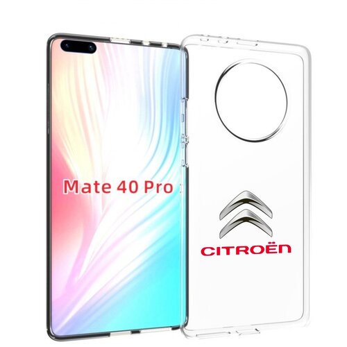 Чехол MyPads citroen-3 мужской для Huawei Mate 40 Pro (NOH-NX9) задняя-панель-накладка-бампер