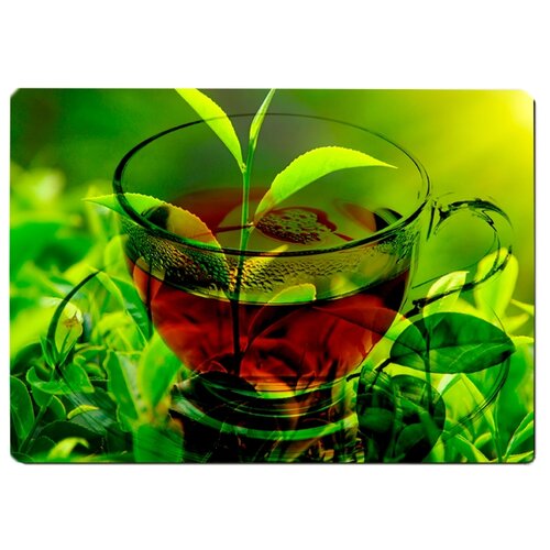 фото Коврик для мыши зеленый чай drabs