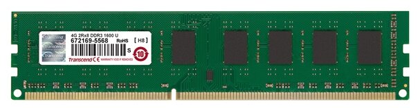 Модуль памяти Transcend DDR3 Dimm 4GB (pc3-12800) 1600MHz Jm1600kln-4g Jm1600kln-4g .