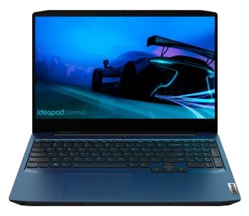 15.6" Ноутбук Lenovo IdeaPad Gaming 3 Gen 5 15ARH05 1920x1080, AMD Ryzen 7 4800H 2.9 ГГц, RAM 16 ГБ, DDR4, SSD 512 ГБ, NVIDIA GeForce GTX 1650 Ti, без ОС, 82EY00ACRK, синий хамелеон