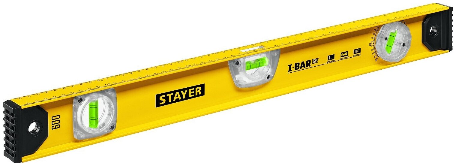 STAYER I-Bar 600 мм, Двутавровый уровень (3470-060)