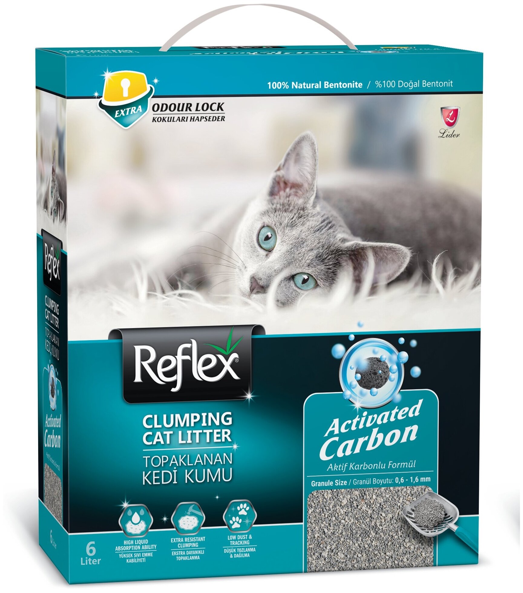 Reflex наполнитель для кошачьего туалета, с повышенной впитываемостью 6 л - фотография № 13