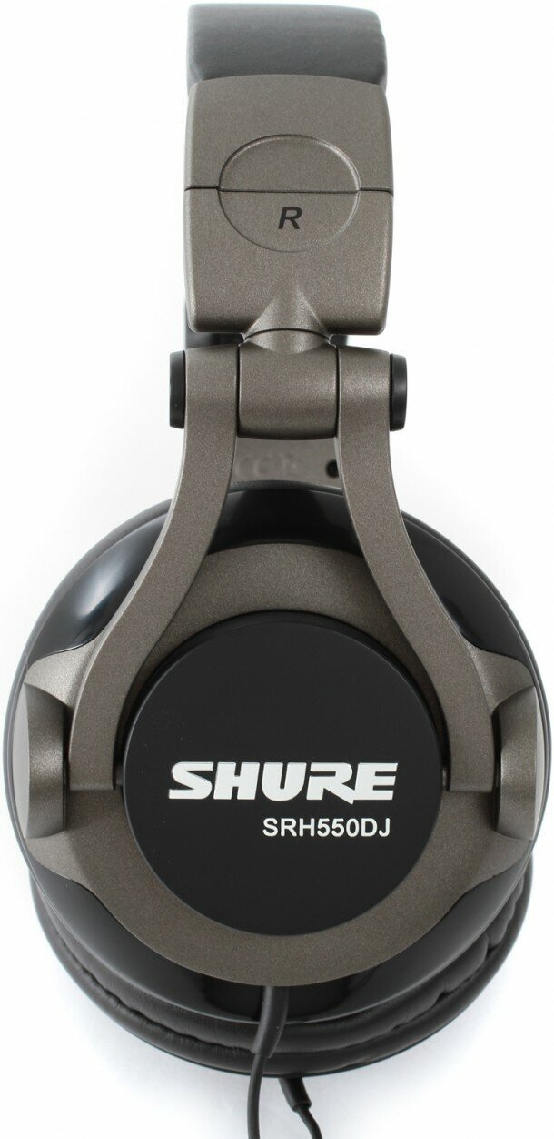 Наушники SHURE SRH550DJ, 3.5 мм/6.3 мм, мониторные, черный [a047354] - фото №10