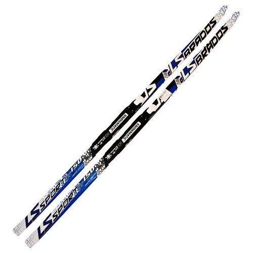 фото Лыжный комплект (лыжи, крепления) nnn 150, brados ls sport 3d black/blue (2020 г.) stc