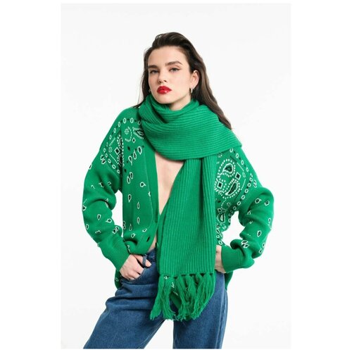 фото Шарф toptop, one size, зеленый