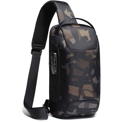 фото Сумка кросс-боди спортивная, полиэстер, внутренний карман, серый guangzhou top quality leather products