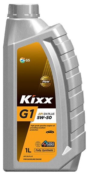 Kixx Моторное масло Kixx G1 5W-50 SP (SN Plus) 1л синтетическое