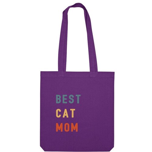 фото Сумка шоппер us basic, фиолетовый