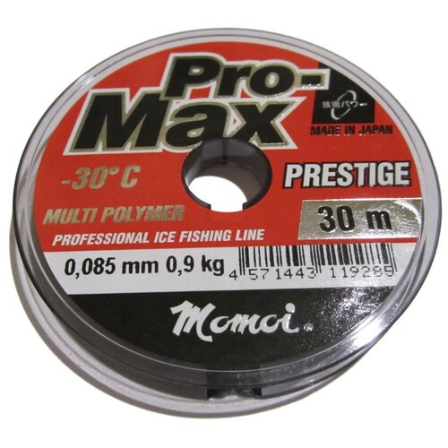 Леска Momoi Pro-Max Prestige 0,085мм 30м прозрачная