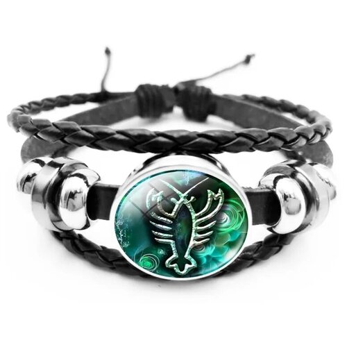 фото Браслет со вставкой знак зодиака рак melt