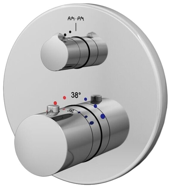 Смеситель для душа с термостатом AM.PM Like F8075600 встраиваемый, без внутренней части - фотография № 1