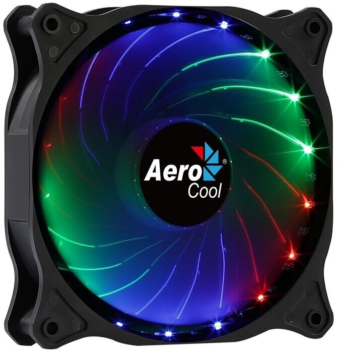 AeroCool Вентилятор для корпуса AeroCool Cosmo 12, черный/RGB COSMO 12 FRGB MOLEX