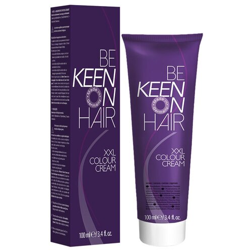 KEEN Be Keen on Hair крем-краска для волос XXL Colour Cream, 10.7 Ultrahellblond Braun, 100 мл keen be keen on hair крем краска для волос xxl colour cream 10 0 ultrahellblond 100 мл