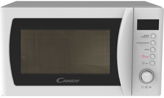 Микроволновая печь Candy CMGA20SDLW-07 белый — купить в интернет-магазине по низкой цене на Яндекс Маркете