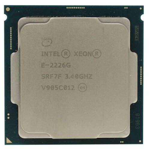 Процессор Intel Xeon E-2226G LGA1151 v2, 6 x 3400 МГц, OEM процессор intel xeon e 2134 lga1151 oem cm8068403654319s r3wp