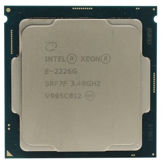 Процессор CPU Intel Xeon E-2226G (3.4GHz/12MB/6cores) LGA1151 OEM, TDP 80W, UHD Gr. 630 350 MHz, up to 128Gb DDR4-2666, CM806840