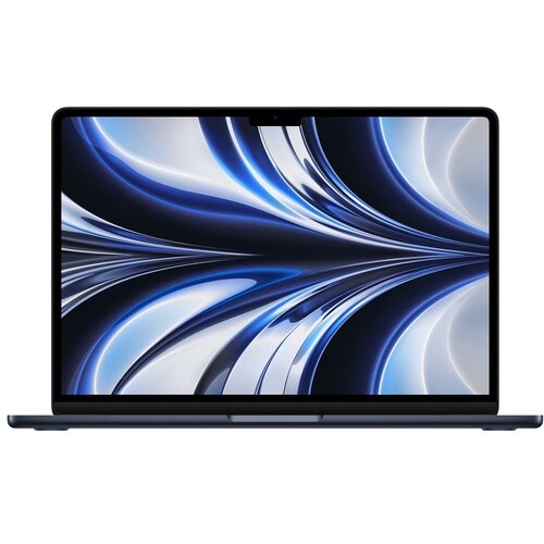 13.6 Ноутбук Apple MacBook Air 13 2022 (2560x1600, Apple M2, RAM 16 ГБ, SSD 512 ГБ, Apple graphics 10-core), Midnight (Z160000KZ) ноутбук apple macbook air 13 2022 a2681 13 6 2560x1664 apple m2 ssd 512 gb 16gb bluetooth 5 0 wifi 802 11 b g n ac ax apple m2 8 core серый