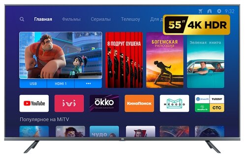 Стоит ли покупать Телевизор Xiaomi Mi TV 4S 55 T2 54.6" (2019)? Отзывы на Яндекс.Маркете