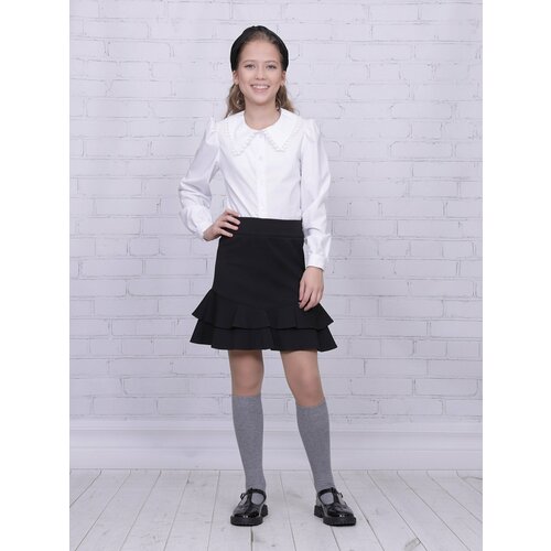 Школьная юбка Sky Lake, подкладка, размер 36, черный