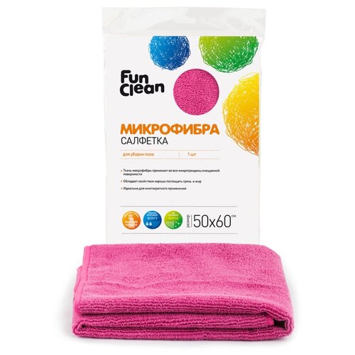 Fun Clean 6482 Салфетка из микрофибры для пола/50*60см/, 1шт.