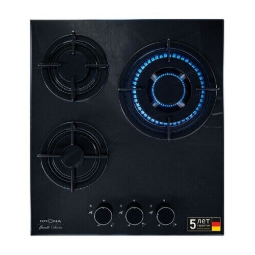 Встраиваемая газовая варочная панель Krona CORTESIA 45 BL 1569000₽