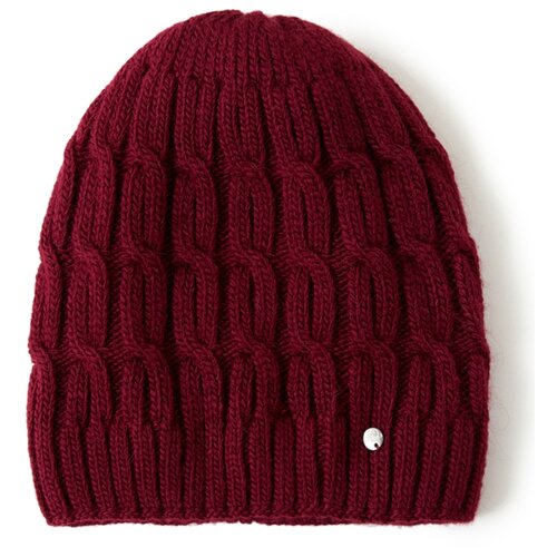 фото Шапка женская finn flare, цвет: темно-бордовый a20-12142_319, размер: 56