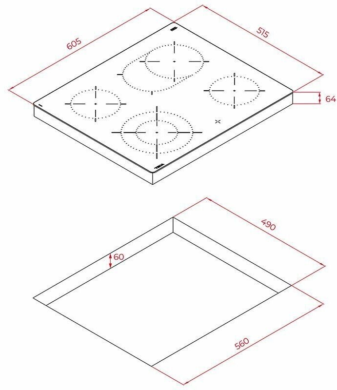 Стеклокерамическая варочная панель TEKA TTB 64320 TTC BLACK - фотография № 9