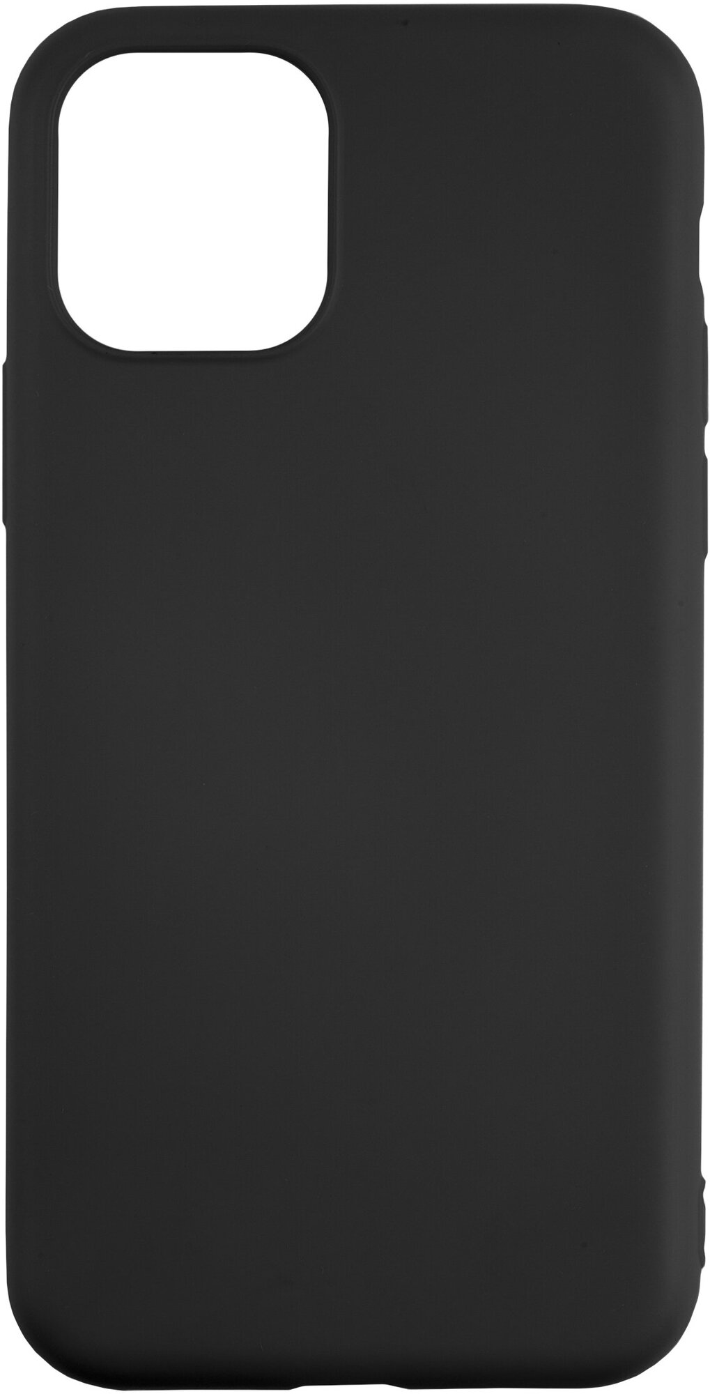 Накладка на iPhone 11 Pro Max 6.5"/Защита от царапин/Бампер на Айфон 11 Про Макс/Защитный чехол-крышка для Apple/Силиконовый чехол черный