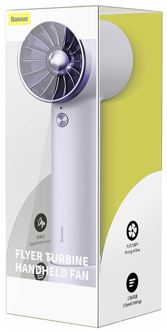 Настольный вентилятор Baseus Мини-вентилятор Mini Fan 2000mAh - фотография № 4