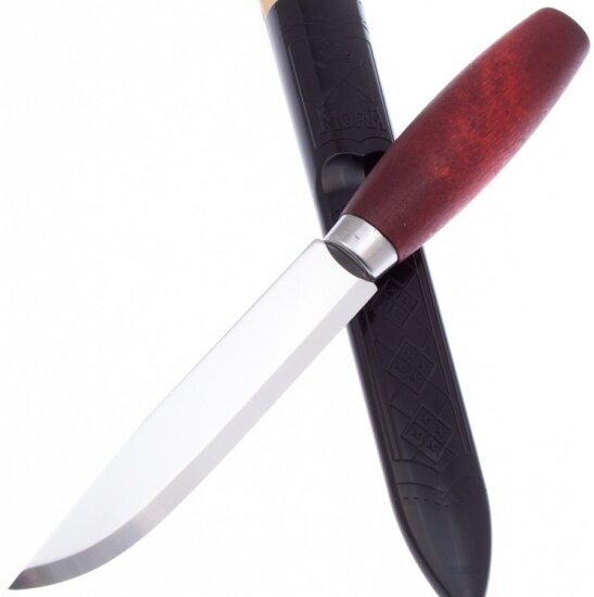 Нож с фиксированным лезвием MORAKNIV Classic No 3, 292мм, красный - фото №13
