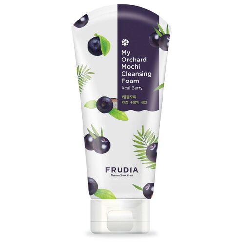 Очищающая пенка для лица с ягодами асаи Frudia My Orchard Acai Berry Mochi Cleansing Foam