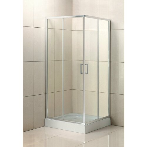 Душевой уголок BelBagno UNO-195-A-2-95-C-Cr душевой уголок belbagno uno uno 195 r 2 80 p cr 80х80x195 см стекло матовое профиль хром