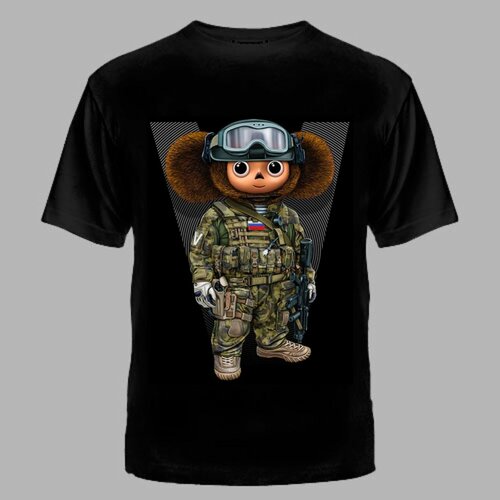 Футболка Чебурашка для мальчиков и девочек р-р 42