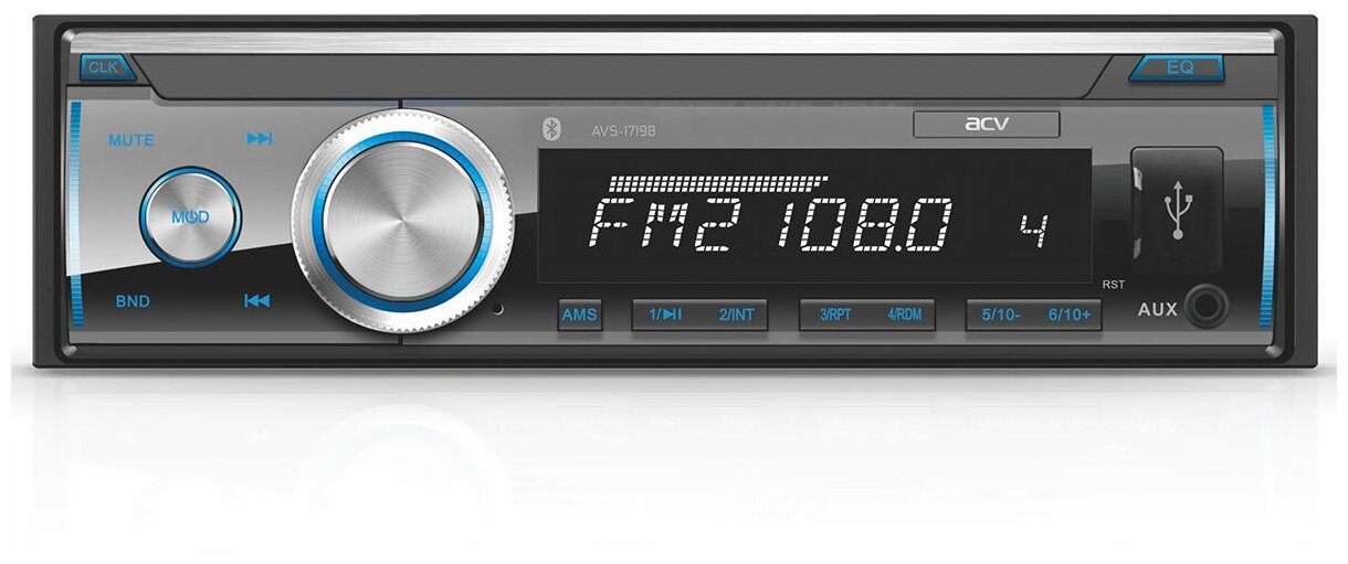 Магнитола FM/USB/SD/AUX с Bluetooth ACV AVS-1719B