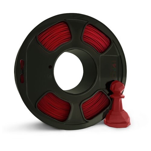 Пластик для 3D принтера в катушке GF PETG 1.75 мм 1 кг (Red Matte / Красный матовый)