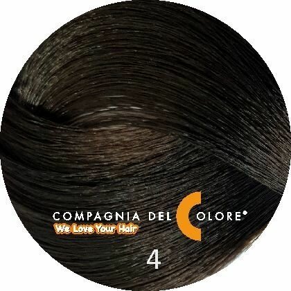 4 COMPAGNIA DEL COLORE Коричневый натуральный краска для волос 100 МЛ оригинал