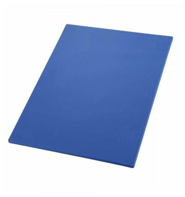 Доска разделочная 600х400х18 синяя пластик - фотография № 10