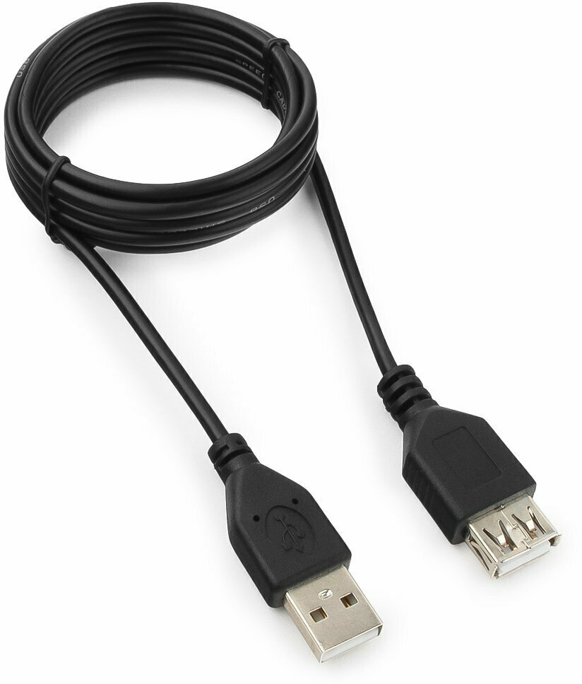 Набор из 3 штук Кабель удлинитель USB 2.0 Гарнизон GCC-USB2-AMAF-1.8M, AM/AF, 1,8 м