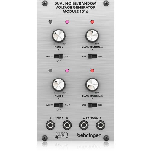 Модуль нойз-генератора Series 2500 BEHRINGER DUAL NOISE / RANDOM VOLTAGE GENERATOR MODULE 1016