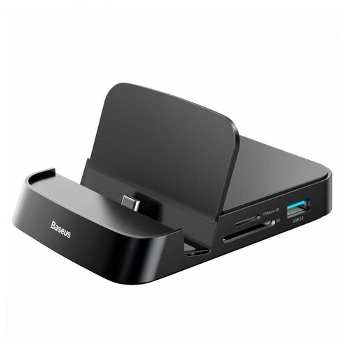 фото Док- станция cahub- at01 baseus mate docking type- c mobile phone intelligent hub docking station (standard version)черный