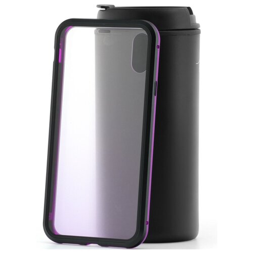 фото Чехол на ip x kruche rjc-11 black purple