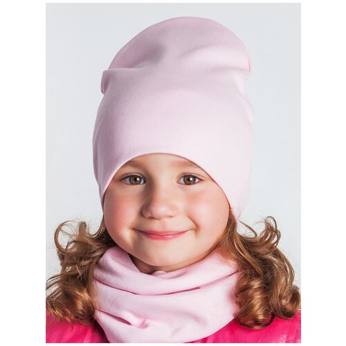 фото Шапка бини валерия мура, размер 80, розовый