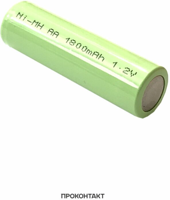 Аккумуляторные батарейки KSK-RAKIETA Ni-MH AA 1800mAh 1.2V -1 шт пальчиковые