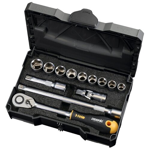 Набор инструментов для авто в кейсе Felo 05681318 набор инструментов в сумке германия felo 40096604