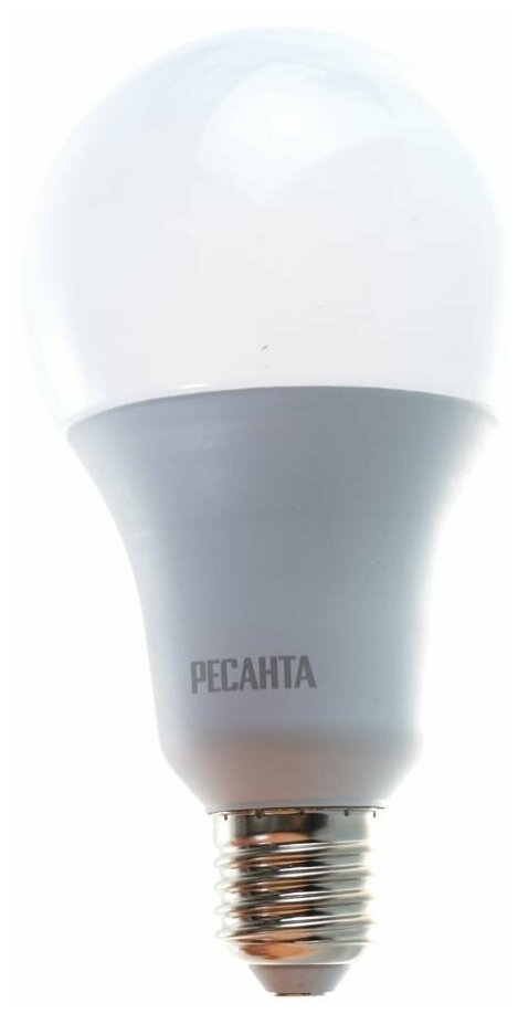 Ресанта Лампа светодиодная LL-R-A80-20W-230-4K-E27 /груша, 20Вт, нейтр, Е27/ 76/1/22