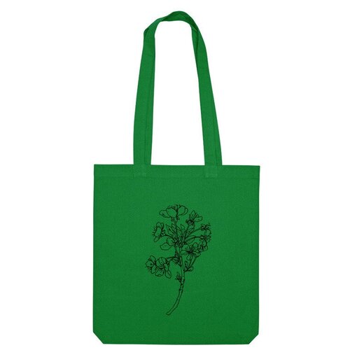 фото Сумка шоппер us basic, зеленый