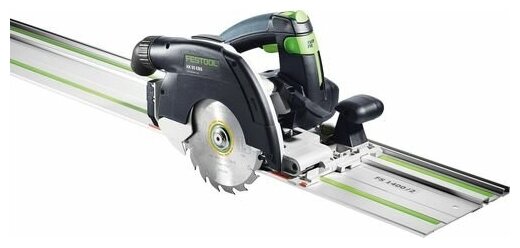 Дисковая пила Festool HK 55 EBQ-Plus-FS, 1200 Вт белый - фотография № 14