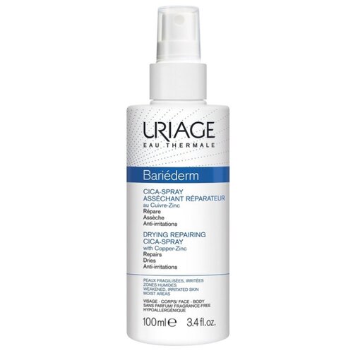    Uriage Bariederm Cica-Spray Assechant Reparateur Au Cu-Zn 100 